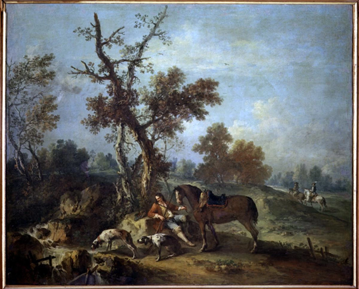 Paesaggio con cacciatore in riposo - Gallerie dell'Accademia, Venezia